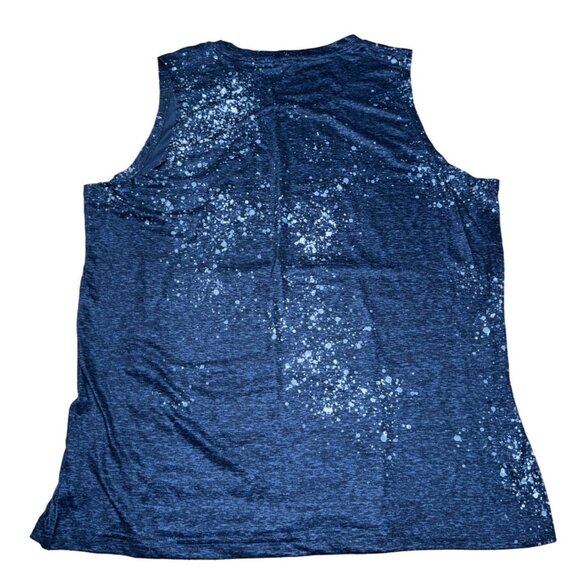 Sunflower Graphic Womens Sleeveless Tank Top XL Polyester/Spandex Blend - Picture 2 of 5